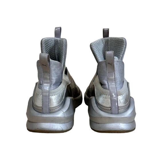 Puma - Kylie Jenner - Leather Sneakers Hi - Silver - Women's - 9 - 189865 01 - Picture 6 of 9